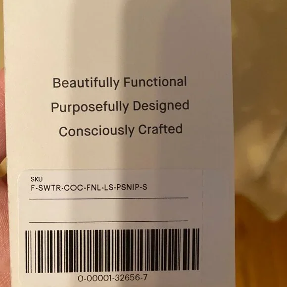 NWT Everlane Butter Yellow Funnel Neck Sweater in Cotton Cashmere Small - Picture 4 of 6